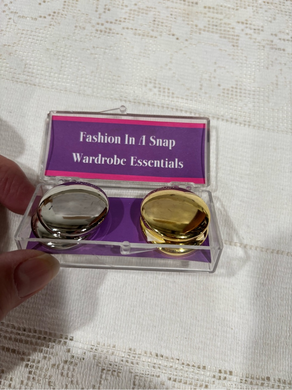 Wardrobe Essentials Magnetic Snaps - Gold & Silver